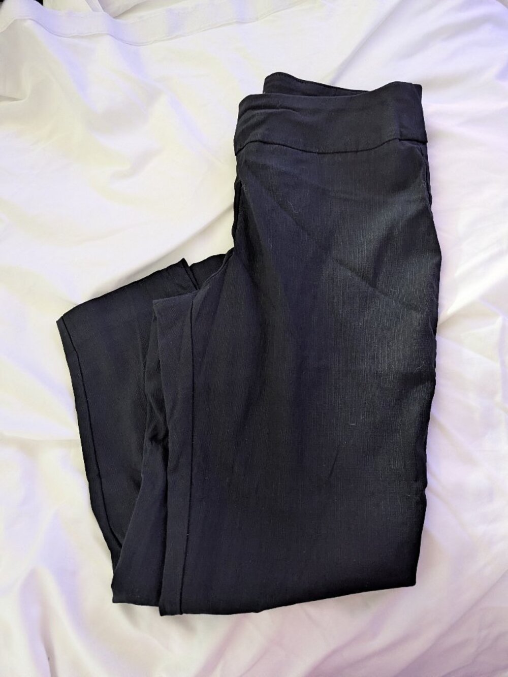 Van Heusen Women's Super Stretch Slim Fit Ankle Pull On Pant SZ 12 short NWOT